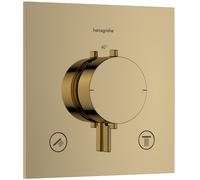 Hansgrohe Ecostat Comfort E grifo de bañera y ducha empotrado con termostato oro 33711990