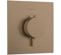 Termostato empotrado hansgrohe Ecostat Comfort E para 1 consumidor, 33710140, Color: Bronce cepillado