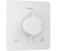 Hansgrohe Ecostat Comfort Q grifo de bañera y ducha empotrado con termostato blanco 33717700