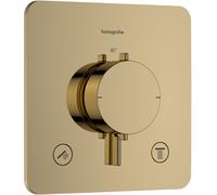 Hansgrohe Ecostat Comfort Q grifo de bañera y ducha empotrado con termostato oro 33713990
