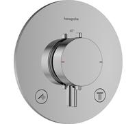 Termostato empotrado hansgrohe Ecostat Comfort S para 2 consumidores, 33715000, Color: cromado