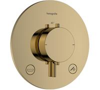 Hansgrohe Ecostat Comfort S grifo de bañera y ducha empotrado con termostato oro 33718990