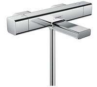 hansgrohe Ecostat E - termostato para bañera visto , grifo bañera con botón de seguridad (SafetyStop) a 40 °C, termostato , mezclador para 2 funciones, cromo, 15774000