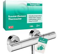 Termostato de ducha hansgrohe Ecostat, de superficie, 1 consumidor, 13346000, Color: cromado