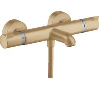 hansgrohe Ecostat termostato de baño Confort montado en superficie, 13114140, Color: Bronce cepillado