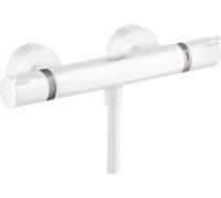 Hansgrohe Ecostat Termostato de ducha Ecostat Comfort visto, blanco mate, 13116700