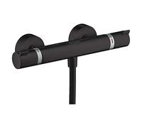Hansgrohe Ecostat Termostato de ducha Ecostat Comfort visto, negro mate, 13116670