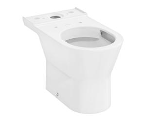 Hansgrohe EluPura Original S taza de inodoro de pie sin reborde blanco brillante 61165450