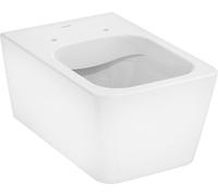 hansgrohe EluPura Q Inodoro de Pared 540 AquaFall Flush, HygieneEffect, Blanc...