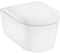 hansgrohe EluPura S Set de inodoro suspendido 540 AquaHelix Flush, HygieneEffect con asiento de inodoro SoftClose y QuickRelease, 62055450