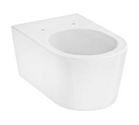 Hansgrohe EluPura S taza de inodoro suspendido sin reborde con descarga de remolino blanco 62024450