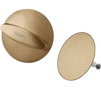 hansgrohe Flexaplus Juego de acabado Juego de drenaje y desbordamiento, 58185140, Color: bronce cepillado