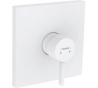 hansgrohe Finoris mezclador monomando de ducha empotrado, 76615700, Color: blanco mate