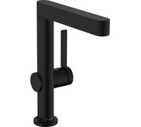 Hansgrohe Finoris grifo para lavabo de pie negro 76060670