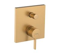 hansgrohe Finoris mezclador monomando de bañera oculto, 76415140, Color: Bronce cepillado
