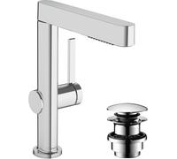 hansgrohe Finoris mezclador monomando de lavabo 230 con ducha extraÃble, 2 tipos de chorro y desagÃŒe con apertura a presiÃ³n, 178 mm de proyecciÃ³n, 76063, Color: cromado - 76063000