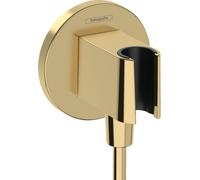Hansgrohe Fixfit conector angular con soporte oro 26888990