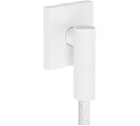 Hansgrohe FixFit Fine E codo de conexión a pared blanco 28883700