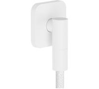 Hansgrohe FixFit Fine Q codo de conexión a pared blanco 28884700