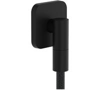 Hansgrohe FixFit Fine Q codo de conexión a pared negro 28884670