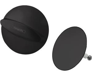 hansgrohe Flexaplus Juego de acabado Juego de drenaje y desbordamiento, 58185670, Color: negro mate