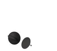 hansgrohe Flexaplus Juego de acabado Juego de drenaje y desbordamiento, 58185670, Color: Negro Mate