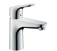 hansgrohe Focus mezclador de lavabo, Lowflow, ComfortZone100, proyección 119mm, juego de desagüe, cromo, 31603000