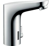 hansgrohe Focus mezclador de lavabo, electrónico, ComfortZone130, alimentación de red, temperatura regulable, proyección 127mm, 31173000