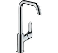 hansgrohe Focus mezclador de lavabo, caño giratorio, ComfortZone240, barras d...