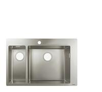 Hansgrohe ShowerTablet fregadero de acero 75.5x50 cm 43309800