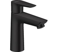 hansgrohe Talis E mezclador monomando de lavabo 110, sin residuos emergentes, proyección de 112mm, Color: Negro Mate - 71712670