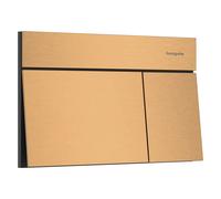 hansgrohe iFrame Element E placas de accionamiento para doble descarga, 66003140, Color: Bronce cepillado
