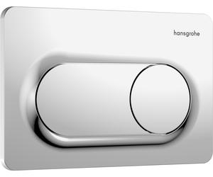 hansgrohe iFrame Original S placas de accionamiento para doble descarga, 66002000, Color: cromado