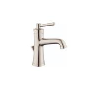 hansgrohe Joleena 04771820 - Grifo de baño de transición de 1 manija 1 8 pulgadas de alto en níquel cepillado, 1.2 GPM