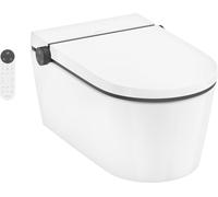 Hansgrohe LavaPura Element S taza de inodoro con función de bidé suspendido sin reborde con descarga de remolino blanco 63021450