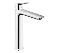 hansgrohe Logis Fine Modern 71258001 - Grifo de lavabo de baño (1 mango, 1 agujero, 9 pulgadas) de alto, cromado, 71258001