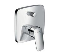 hansgrohe Logis mezclador de bañera, empotrado, para iBox universal, 2 consumidores, 71405000, Color: cromado
