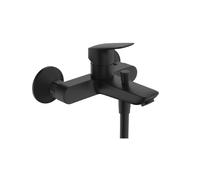 Hansgrohe Logis grifo de bañera y ducha a pared negro 71400670