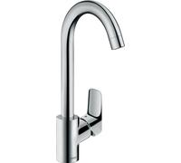 Hansgrohe Logis M31 mezclador de cocina, ComfortZone260, 1jet, proyección 145mm, cromo, 71835000 - 71835000