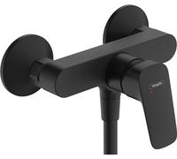 hansgrohe Logis mezclador de ducha, de superficie, 1 consumidor, 71600670, Color: negro mate