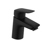 hansgrohe Logis mezclador de lavabo, CoolStart, ComfortZone70, sin juego de desagüe, 107mm de proyección, 71073670, Color: negro mate