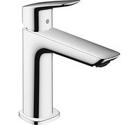 hansgrohe Logis Fine mezclador de lavabo, ComfortZone110, sin juego de desagüe, proyección 121mm, 71253000, Color: cromado