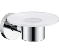 Hansgrohe Logis jabonera de pared cromo-blanco 40515000