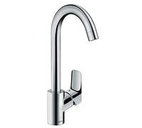 Hansgrohe Logis M31 mezclador de cocina, ComfortZone260, 1jet, proyección 145mm, cromo, 71835000 - 71835000