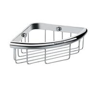 hansgrohe Logis Universal - jabonera de esquina, estanteria ducha, estanteria baño, organizador baño, accesorios baño, cromo, 41710000