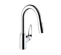 hansgrohe M429-H180 mezclador monomando de cocina con ducha extraíble, cromo