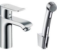 Hansgrohe Metris Classic grifo de lavabo con rociador tipo bidé de pie cromo 31285000