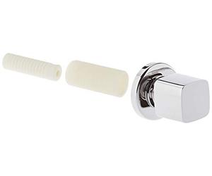hansgrohe Metris - llave de paso E empotrada, válvula rectangular para controlar la cantidad de agua, se requiere un cuerpo base correspondiente para la instalación, cromo, 31677000