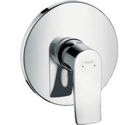 hansgrohe Metris mezclador monomando de ducha modelo empotrado redondo, cromo...