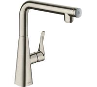 Hansgrohe Metris Select M71 grifo de cocina de pie acero inoxidable 14847800